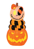 JACK, SNAKE & PUMPKIN KING LIGHT UP PUMPKIN STACK