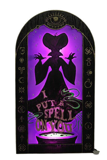 I PUT A SPELL ON YOU LIGHT AND SOUND WALL DECOR