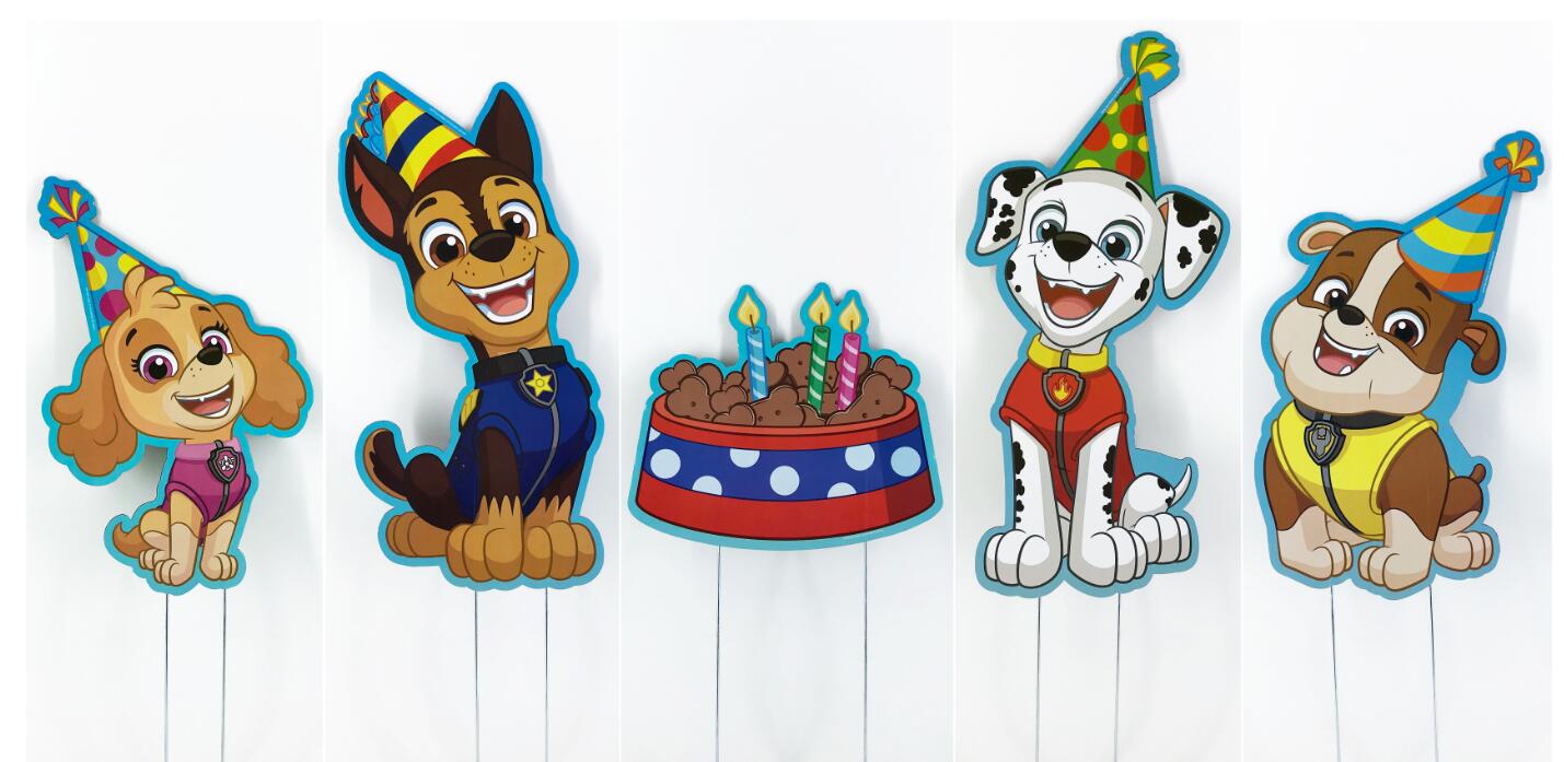 PAW PATROL YARD DECOR SET