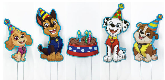 PAW PATROL YARD DECOR SET