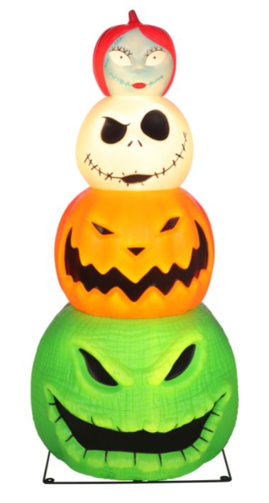 LARGE LIGHT UP PUMPKIN STACK