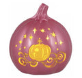 PRINCESS ETCHING LIGHT UP PUMPKIN
