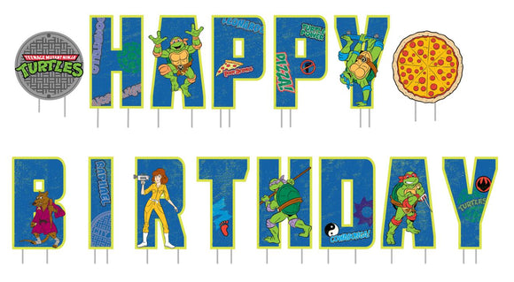 TMNT HAPPY BIRTHDAY YARD DECOR KIT