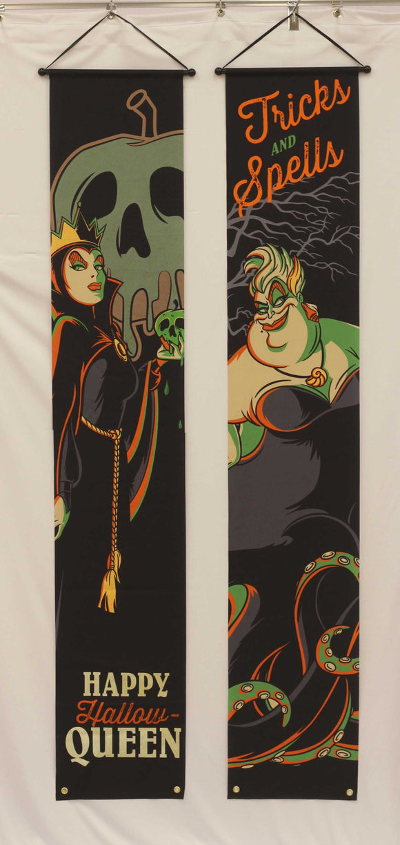 DISNEY VILLIANS  PORCH BANNER SET