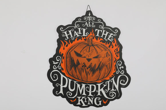 NBC "ALL HAIL THE PUMPKIN KING" MDF WREATH