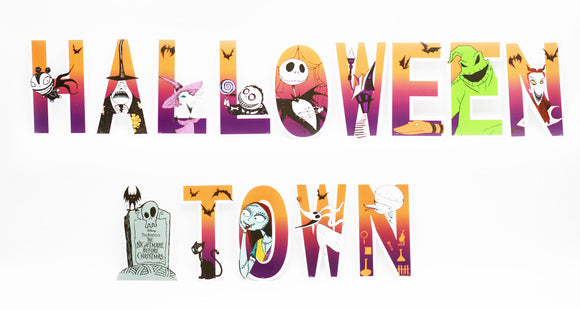 NBC HALLOWEEN TOWN YARD DECORATION SET