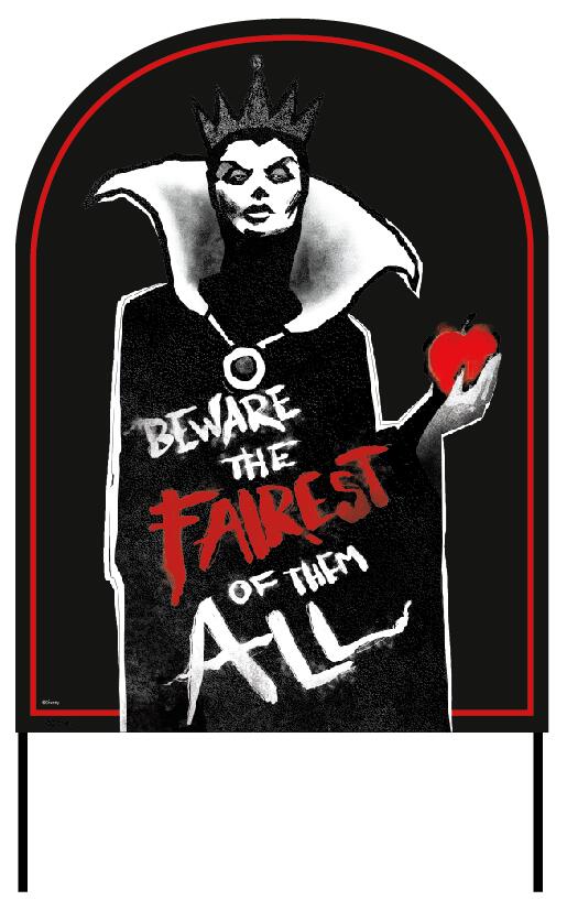 VILLAINS EVIL QUEEN YARD SIGN