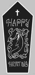 NBC HAPPY HAUNTING MDF SIGN