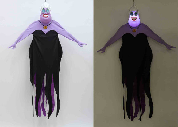 DISNEY VILLAINS LARGE URSULA LIGHT UP HANGING DéCOR