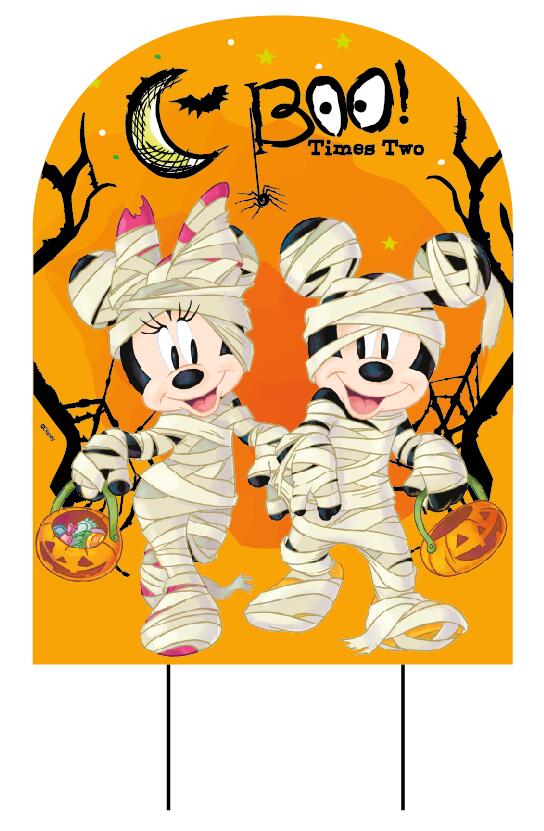 DISNEY MICKEY AND MINNIE YARD SIGN