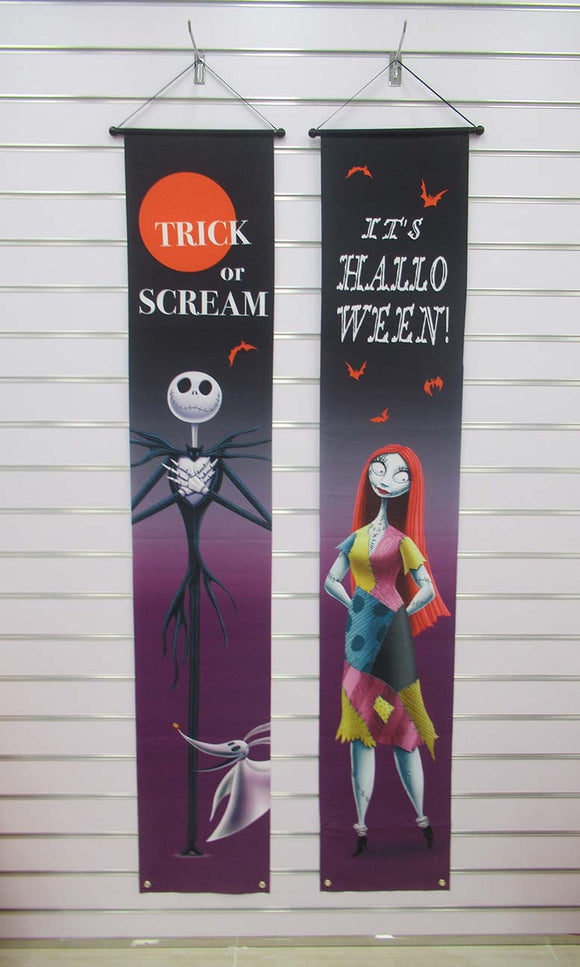 DISNEY NBC "TRICK OR SCREAM"  PORCH BANNER SET