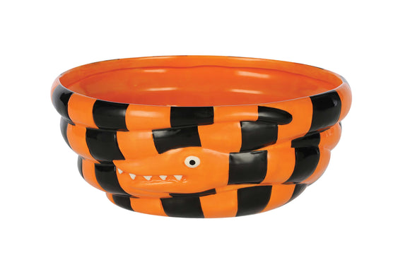 SNAKE CERAMIC CANDY BOWL