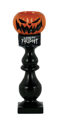 PUMPKIN KING CERAMIC VOTIVE CANDLE HOLDER