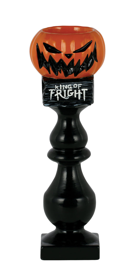 PUMPKIN KING CERAMIC VOTIVE CANDLE HOLDER