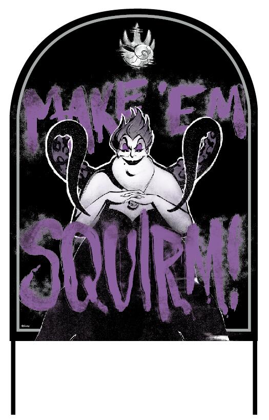 VILLAINS URSULA YARD SIGN