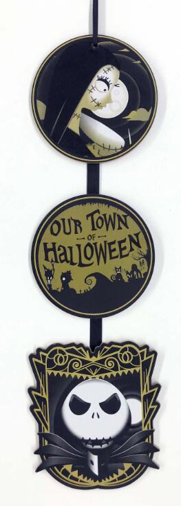 NBC OUR TOWN OF HALLOWEEN MDF WALL DECOR