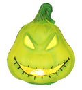 OOGIE MEDIUM LIGHT UP PUMPKIN WITH BURLAP TEXTURE