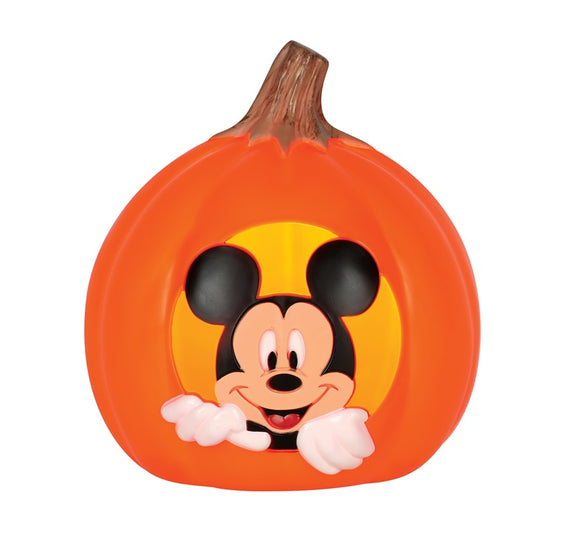 6" LIGHT UP MICKEY PUMPKIN