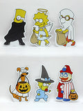 THE SIMPSONS HALLOWEEN YARD SIGNS