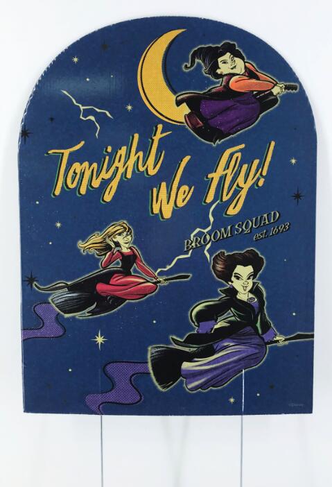 HOCUS POCUS  "Tonight We Fly" YARD SIGN
