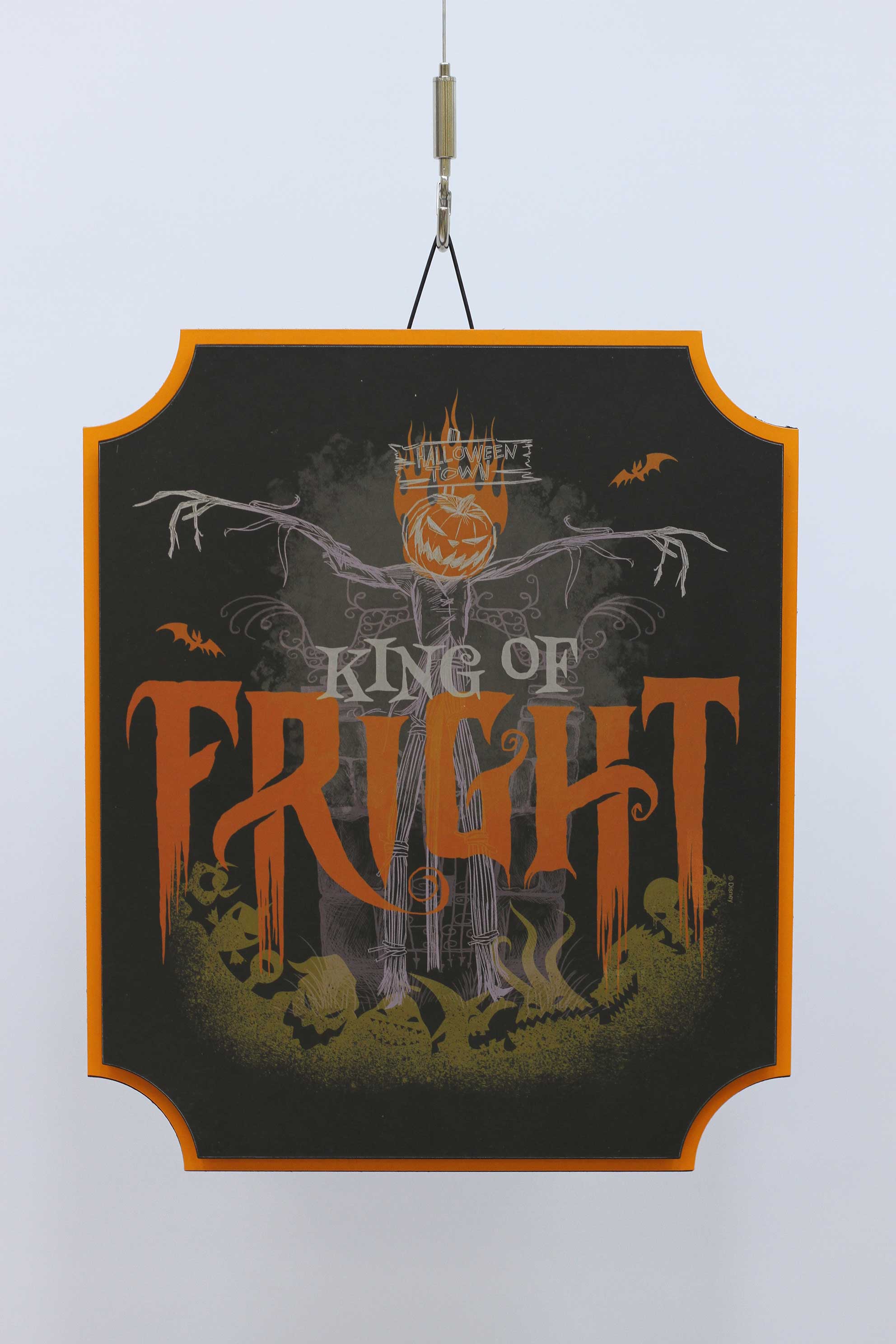 NBC "King of Fright" MDF WREATH WALL DéCOR