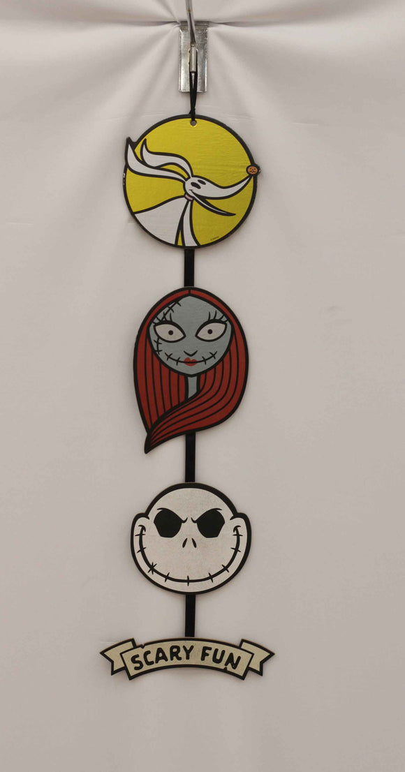 NBC SCARY FUN METALLIC  MDF WALL DECOR