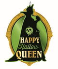 VILLAINS HAPPY HALLOWQUEEN METALLIC MDF WREATH